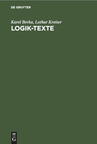 Stock image for Logik-Texte -Language: german for sale by GreatBookPrices