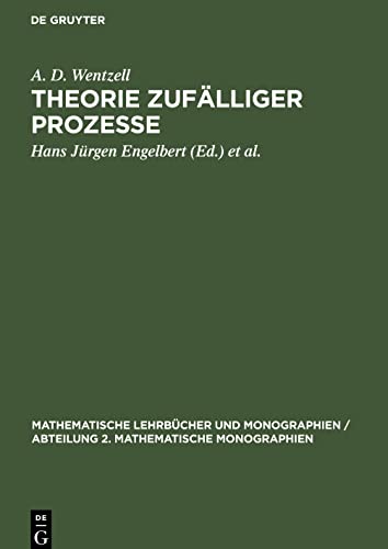 Imagen de archivo de Theorie zuflliger Prozesse a la venta por GreatBookPrices