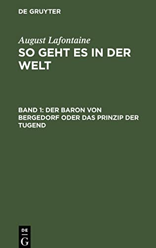 9783112662076: Der Baron von Bergedorf oder das Prinzip der Tugend