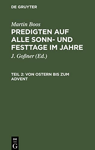 9783112665251: Von Ostern bis zum Advent (German Edition)