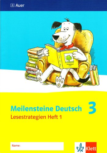 Beispielbild fr Meilensteine Deutsch 3. Lesestrategien - Ausgabe ab 2009 Heft 1 Klasse 3 zum Verkauf von Buchpark