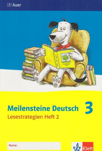 Beispielbild fr Meilensteine Deutsch 3. Lesestrategien - Ausgabe ab 2009 Heft 2 Klasse 3 zum Verkauf von Buchpark