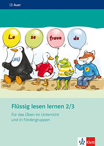 Beispielbild fr Flssig lesen lernen. Arbeitsheft mit Lehrerhinweisen 2./3. Schuljahr zum Verkauf von Blackwell's