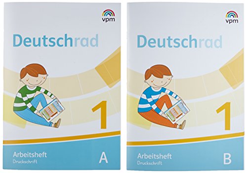 Stock image for Deutschrad 1: Arbeitsheft Druckschrift Klasse 1 (Deutschrad. Ausgabe ab 2018) for sale by medimops