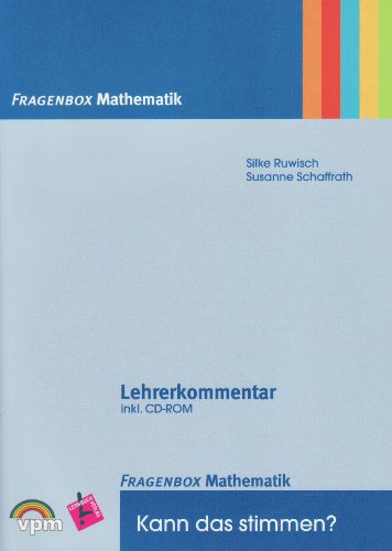 Stock image for Fragenbox Mathematik. Kartei inkl. Lehrerkommentar + CD: Kann das stimmen? for sale by medimops