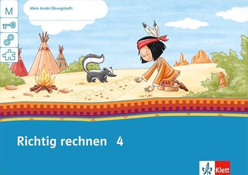 9783121609949: Mein Anoki-bungsheft. Richtig rechnen 4. Arbeitsheft 4. Schuljahr