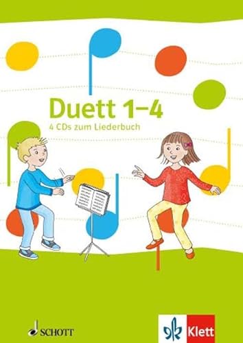 Beispielbild fr Duett - Neubearbeitung / 4 Audio-CDs zum Liederbuch 1.-4. Schuljahr zum Verkauf von medimops