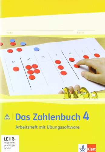 Stock image for Das Zahlenbuch. 4.Schuljahr. Arbeitsheft mit CD-ROM. Neubearbeitung for sale by WorldofBooks