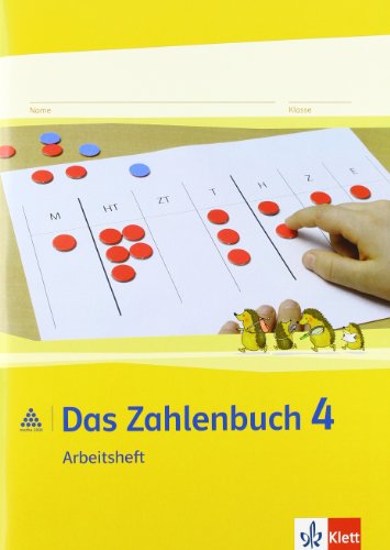 9783122016425: Das Zahlenbuch. 4.Schuljahr. Arbeitsheft. Neubearbeitung