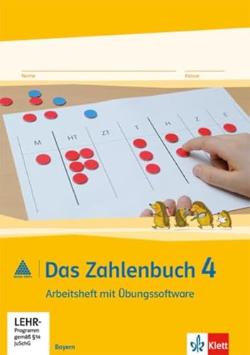 9783122016913: Das Zahlenbuch. 4.Schuljahr. Arbeitsheft mit CD-ROM. Bayern