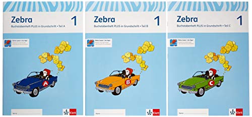 Beispielbild fr Zebra. Buchstabenheft plus in Grundschrift 1. Schuljahr- 3er Pack(Teile A, B, C) zum Verkauf von Chiron Media