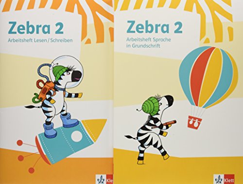 Beispielbild fr Zebra 2: Paket: Arbeitsheft in Grundschrift, Arbeitsheft Lesen/Schreiben Klasse 2 (Zebra. Ausgabe ab 2018) zum Verkauf von medimops