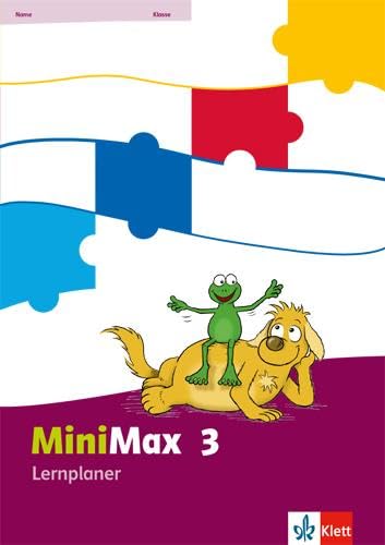 9783122805449: Mathematik Minimax 3. Schuljahr, Lernplaner mit 32 Teste-dich-selbst-Seiten