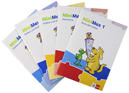 Beispielbild fr MiniMax 1: Schlerpaket (4 Themenhefte: Zahlen und Rechnen A, Zahlen und Rechnen B, Gren und Sachrechnen, Geometrie) - Verbrauchsmaterial Klasse 1 (MiniMax. Allgemeine Ausgabe ab 2019) zum Verkauf von medimops