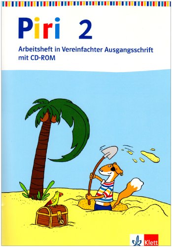 9783123002328: Piri Das Sprach-Lese-Buch. Arbeitsheft in Vereinfachter Ausgangsschrift mit CD-ROM 2. Schuljahr