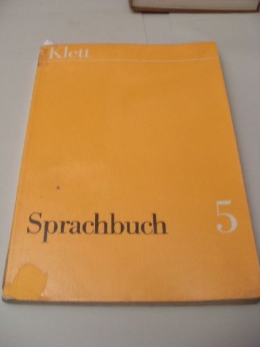 Beispielbild fr SPRACHBUCH 5. Schuljahr (KLETT) zum Verkauf von Versandantiquariat Felix Mcke