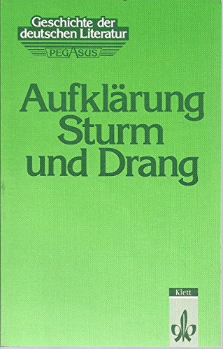 Beispielbild fr Geschichte der deutschen Literatur, Bd.1, Aufklrung, Sturm und Drang zum Verkauf von Ammareal