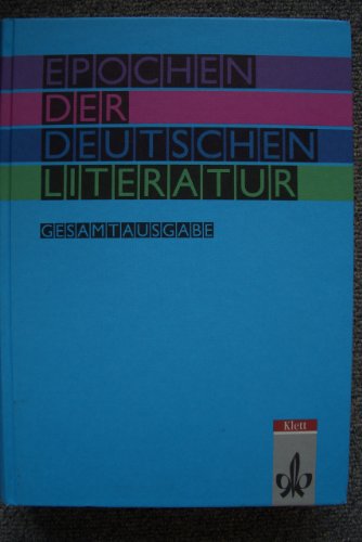 9783123474903: Epochen der deutschen Literatur