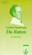 Stock image for Die Ratten. Mit Materialien.: Berliner Tragikomdie. for sale by "Pursuit of Happiness" Books