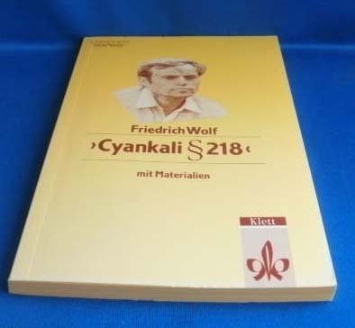 Beispielbild fr Cyankali 218. Textausgabe mit Materialien zum Verkauf von medimops