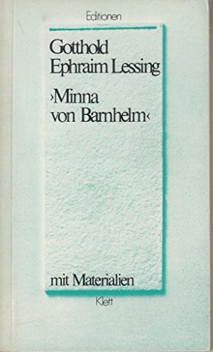 Minna Von Barnhelm (German Edition) (9783123522000) by Gotthold-ephraim-lessing-joachim-bark