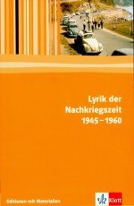 Beispielbild fr Lyrik der Nachkriegszeit 1945-1960. Editionen mit Materialien zum Verkauf von medimops