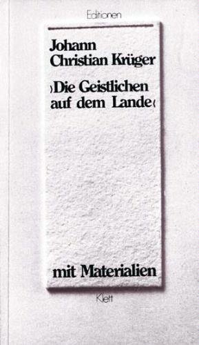 Imagen de archivo de Die Geistlichen auf dem Lande (mit Materialien). Hrsg. von Joachim Bark. a la venta por German Book Center N.A. Inc.