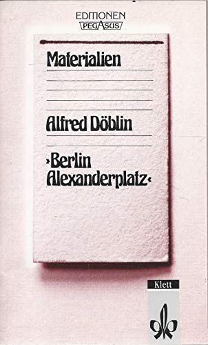 Stock image for Berlin Alexanderplatz, Materialien for sale by medimops