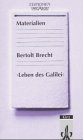 9783123587108: Leben des Galilei, Materialien - Brecht, Bertolt