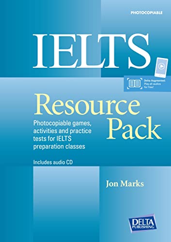 Beispielbild fr IELTS Resource Pack: Photocopiable games, activities and practice tests for IELTS preparation classes. Book with audio CD (Delta Exam Preparation) zum Verkauf von WorldofBooks