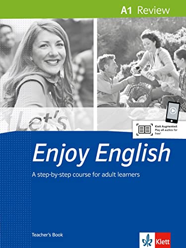 Stock image for Let's Enjoy English A1 Review: A step-by-step course for adult learners. Teacher's Book and audios online (Let's Enjoy English / A step-by-step course for adult learners) for sale by medimops