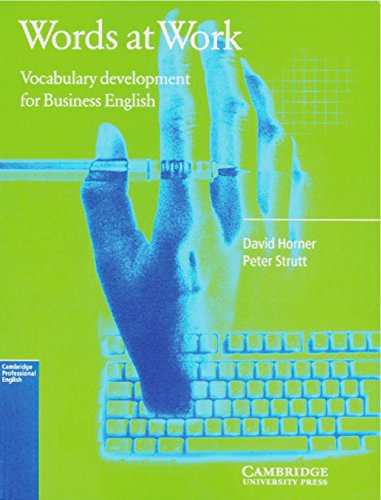 9783125027084: Words at Work. Self Study: Vocabulary development for Business English