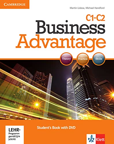 Stock image for Business Advantage C1. Advanced. Student's Book with DVD for sale by medimops