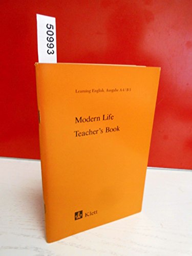 Beispielbild fr Modern Life. Teacher?s Book. Modernes Leben. Lehrerhandbuch. zum Verkauf von Leonardu