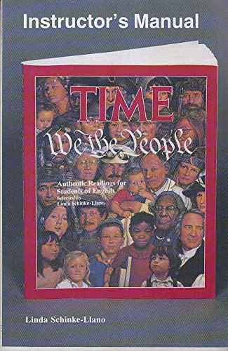 Stock image for TIME. We the People. Instructor's Manual. for sale by Antiquariat Bcherkeller