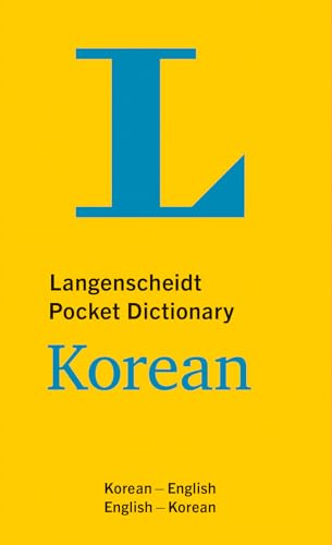 Stock image for Langenscheidt Pocket Dictionary Korean: Korean-English/English-Korean (Langenscheidt Pocket Dictionaries) for sale by Revaluation Books
