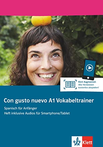 9783125146754: Con gusto nuevo A1. Vokabeltrainer (Heft + Klett Augmented): Spanisch fr Anfnger. Heft inklusive Audios fr Smartphone/Tablet