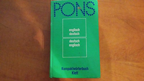 9783125171008: PONS Kompaktwrterbuch Englisch. Englisch-Deutsch /Deutsch-Englisch