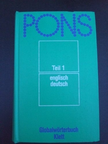 9783125171312: Pons Englisch Deutsch Dictionary Volume 1