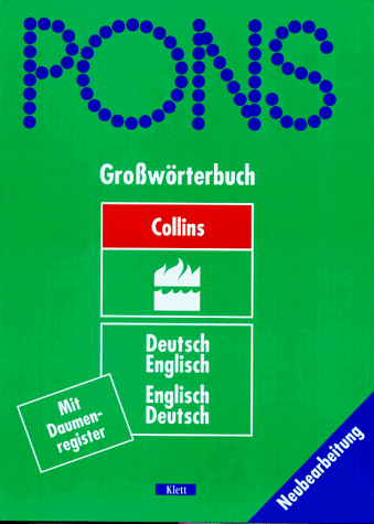 Beispielbild fr PONS Collins Growrterbuch Deutsch - Englisch / Englisch - Deutsch. Fr Experten und Universitt zum Verkauf von medimops