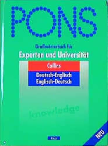 Stock image for PONS Growrterbuch, Collins Englisch for sale by medimops