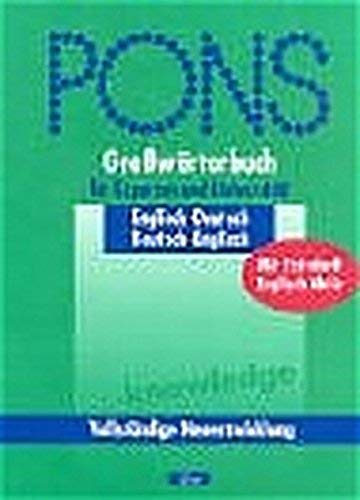 9783125171688: Pons German Series: Pons Grosswoerterbuch E/D D/E Und Lexiface Professional E/D D/E