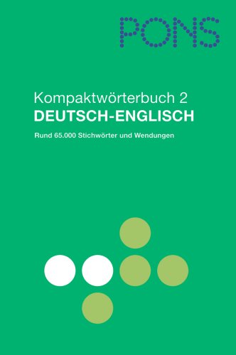 Stock image for PONS Kompaktwörterbuch Englisch: Deutsch-Englisch for sale by Studibuch