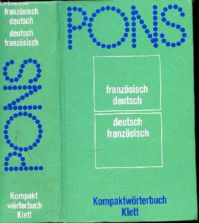 Beispielbild fr Pons-Kompaktworterbuch: Franzosisch-deutsch, deutsch-franzosisch (German Edition) zum Verkauf von Ammareal