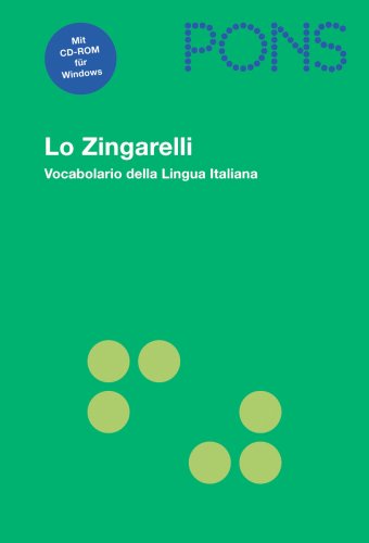 9783125173651: PONS Lo Zingarelli: Vocabolario della Lingua Italiana