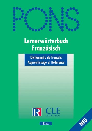 9783125174818: PONS Lernerwrterbuch Franzsisch. Dictionnaire du francais. Reference et apprentissage.