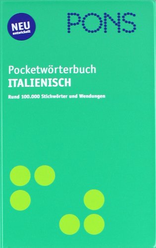 9783125175198: PONS Pocket Wrterbuch Italienisch: Italienisch - Deutsch / Deutsch - Italienisch