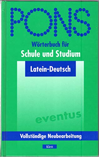 9783125175525: PONS Wrterbuch fr Schule und Studium. Lateinisch-Deutsch.