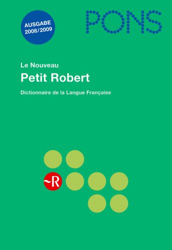 Beispielbild fr PONS Le Nouveau Petit Robert: Dictionnaire de la Langue Franaise zum Verkauf von medimops