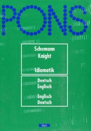 Imagen de archivo de PONS Schemann Idiomatik Deutsch-Englisch. Paket aus PONS Schemann Idiomatik Deutsch-Englisch und Ergnzungsband: PONS Wrterbuch, Idiomatik Deutsch-Englisch, Englisch-Deutsch, 2 Bnde im Schuber 2 Bde. von Hans Schemann (Autor), Paul Knight (Autor) Ca. 35.000 Redewendungen Englisch Sprachlehrbcher English Wrterbuch Sachbcher Lexika Nachschlagewerke Wrterbcher fr Englischsprechende Fremdsprachige Wrter Deutsche Sprachwissenschaft Deutschsprachige Literaturwissenschaft Fremdsprachige Wrterbcher Idiom Redensart Jargon Fachsprache Idiome a la venta por BUCHSERVICE / ANTIQUARIAT Lars Lutzer